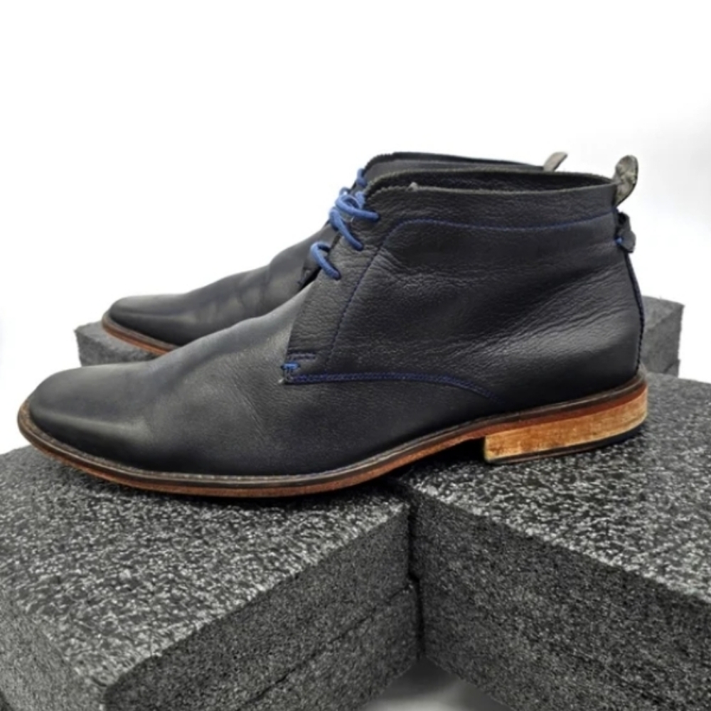 Leather Polo Boots Black